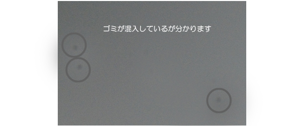 イメージセンサーのゴミ イメージセンサーのゴミ
