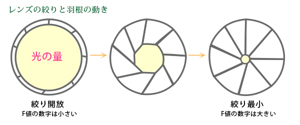 絞りの説明 絞りの説明