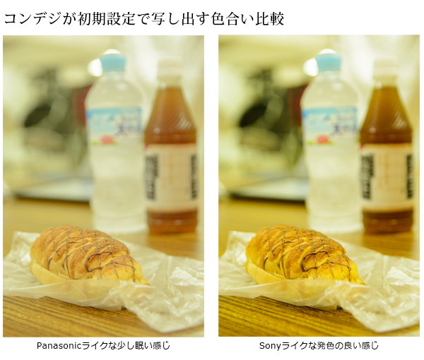 メーカーによるコンデジの発色の違い メーカーによるコンデジの発色の違い
