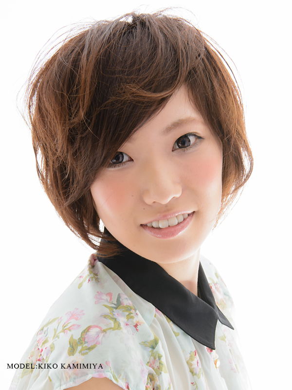 ヘアー撮影の照明サンプル ヘアー撮影の照明サンプル