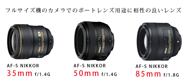 フルサイズ機用の人物撮影に向くレンズ フルサイズ機用の人物撮影に向くレンズ